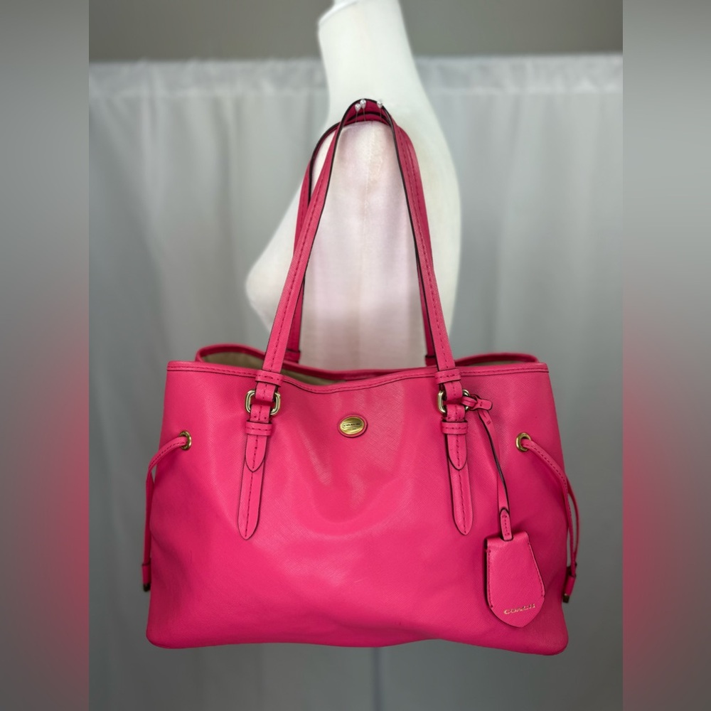 Coach Peyton Leather Drawstring Carryall